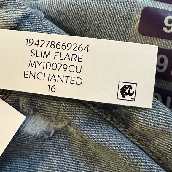 Seven7 Size 16 Felicity High Rise Slim Flare Jeans NWT - Picture 10 of 11